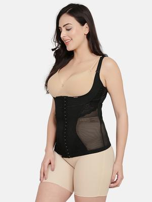 black nylon body suit shapewear - 17091961 - Standard Image - 2
