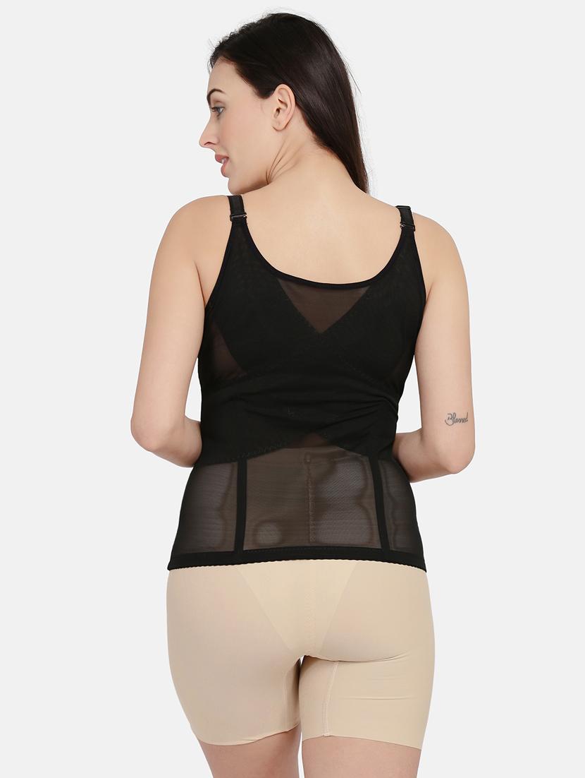 black nylon body suit shapewear - 17091961 - Zoom Image - 3