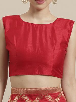 self design banarsi saree with blouse - 17092020 - Standard Image - 4