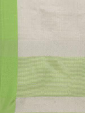 solid bordered saree with blouse - 17092061 - Standard Image - 4