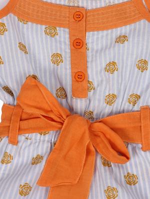 blue cotton 3/4th jumpsuit twin sets & jump suit - 17092095 - Standard Image - 3