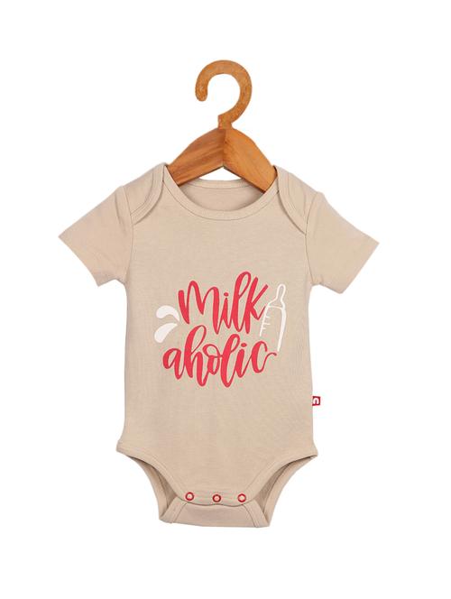 beige cotton rompers onesies and romper - 17092132 - Standard Image - 1