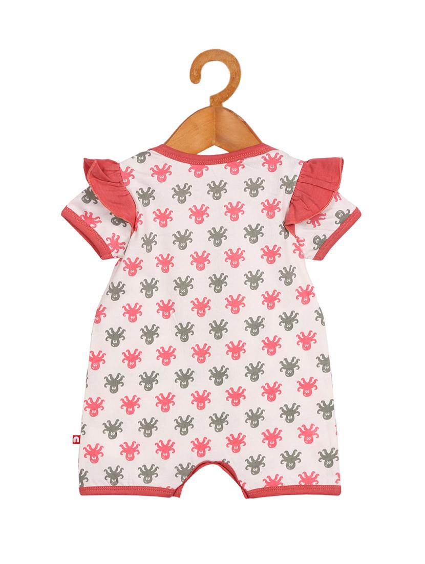 red cotton rompers onesies and romper - 17092133 - Zoom Image - 2