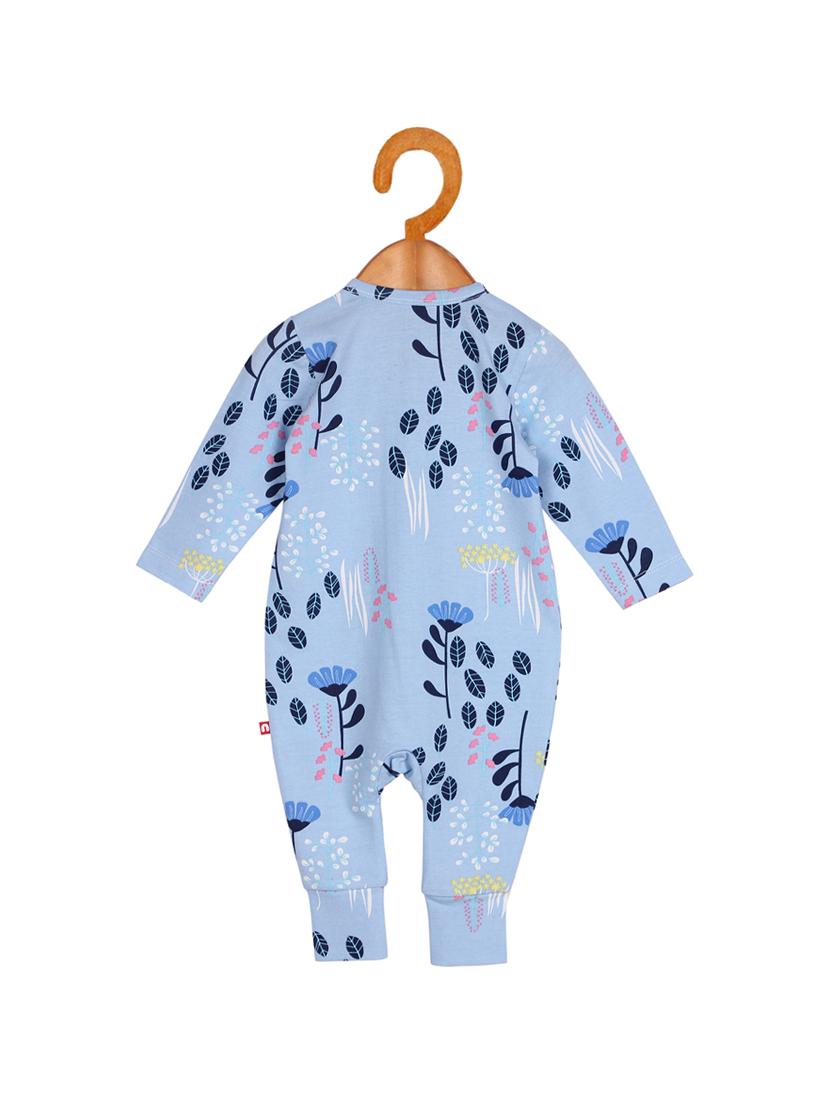 light blue cotton romper - 17092139 - Zoom Image - 2
