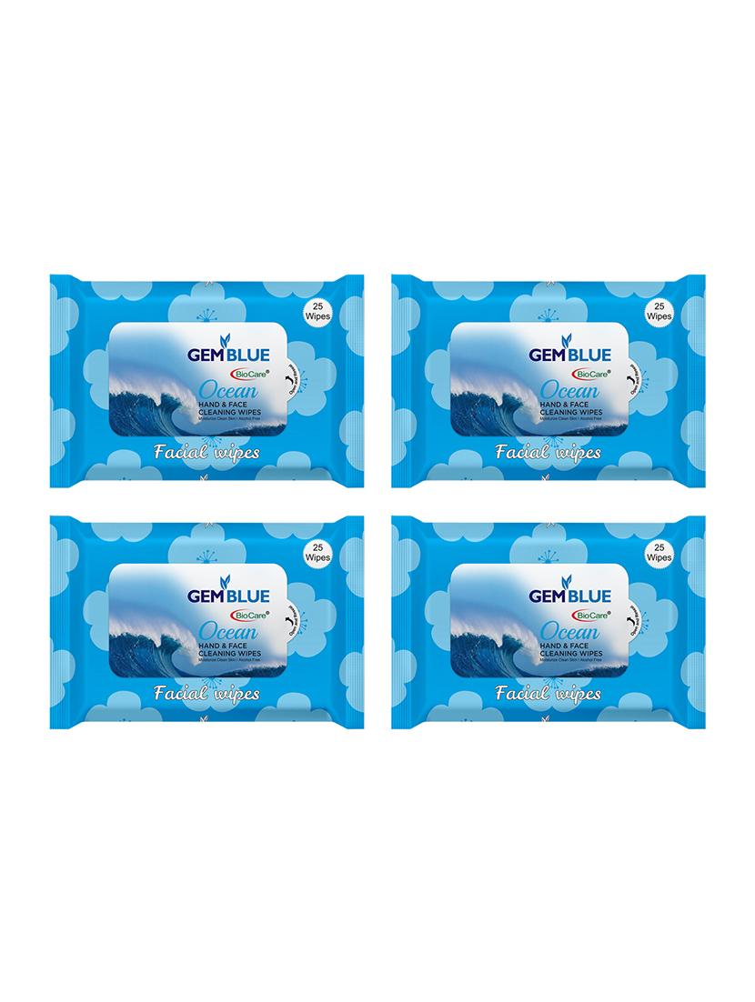 gemblue biocare ocean facial wipes pack of 4 - 17092381 - Zoom Image - 1