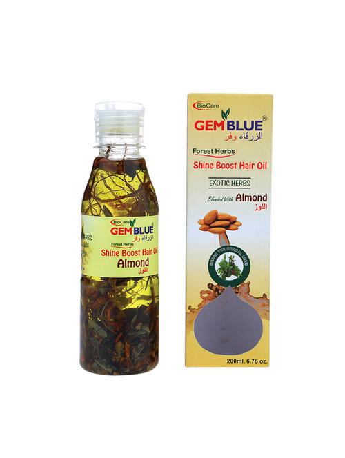 gemblue biocare almond hair oil 200ml - 17092393 - Standard Image - 1