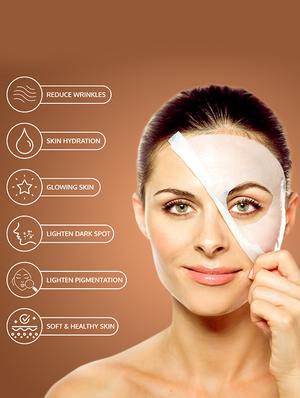 gemblue biocare rose+avocado+strawberry+orange+honey+lemon facial sheet mask pack of 12 - 17092424 - Standard Image - 2