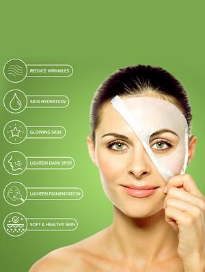 gemblue biocare strawberry+avocado+honey facial sheet mask pack of 3 - 17092428 - Standard Image - 2