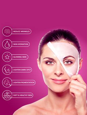 gemblue biocare orange + avocado facial sheet mask pack of 2 - 17092438 - Standard Image - 2