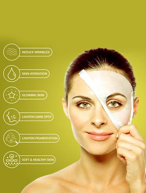 gemblue biocare lemon + honey facial mask sheet pack of 2 - 17092441 - Standard Image - 2