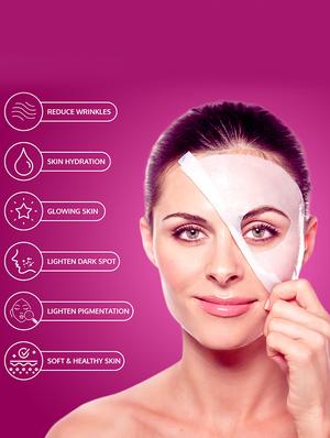 gemblue biocare honey +avocado facial mask sheet pack of 2 - 17092444 - Standard Image - 2
