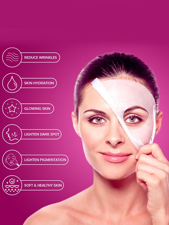 gemblue biocare honey +avocado facial mask sheet pack of 2 - 17092444 - Zoom Image - 2