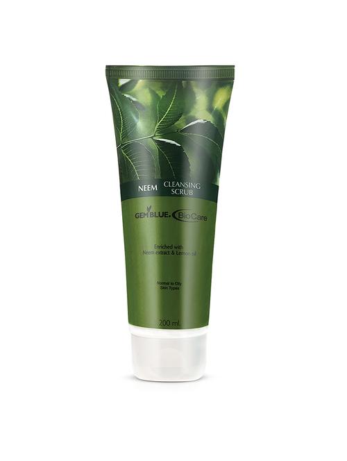 gemblue biocare neem cleasing scrub 200ml - 17092489 - Standard Image - 1
