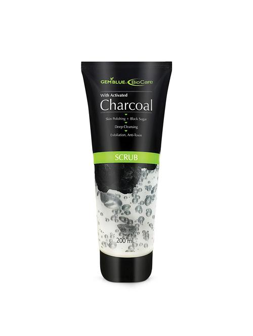 gemblue biocare charcol scrub 200ml - 17092491 - Standard Image - 1