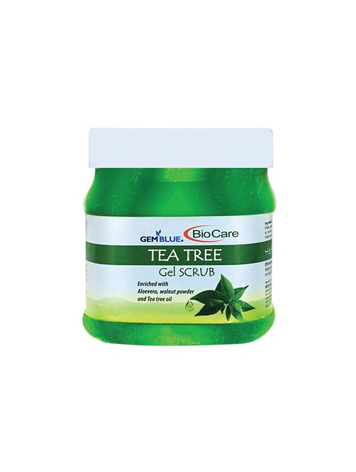 gemblue biocare tea tree gel scrub, 500ml - 17092500 - Standard Image - 1