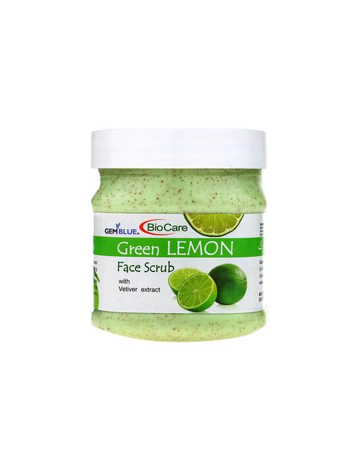 gemblue biocare green lemon face scrub, 500ml - 17092511 - Standard Image - 1