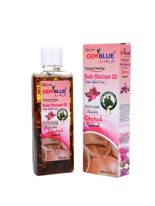 gemblue biocare orchid massage oil 200ml - 17092524 - Standard Image - 1