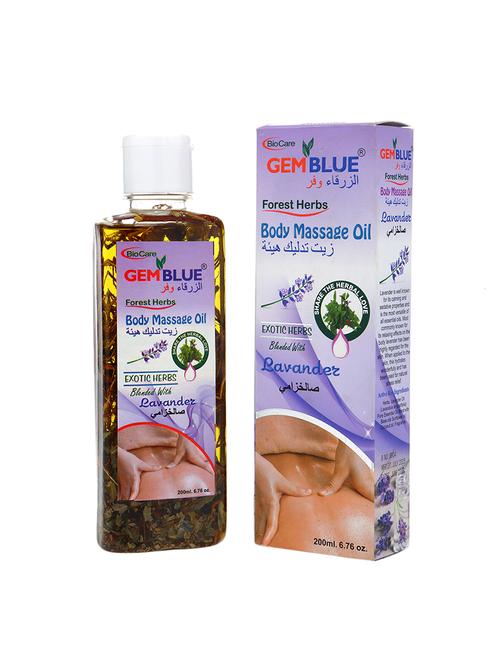 gemblue biocare lavender massage oil 200ml - 17092525 - Very Small Image - 1