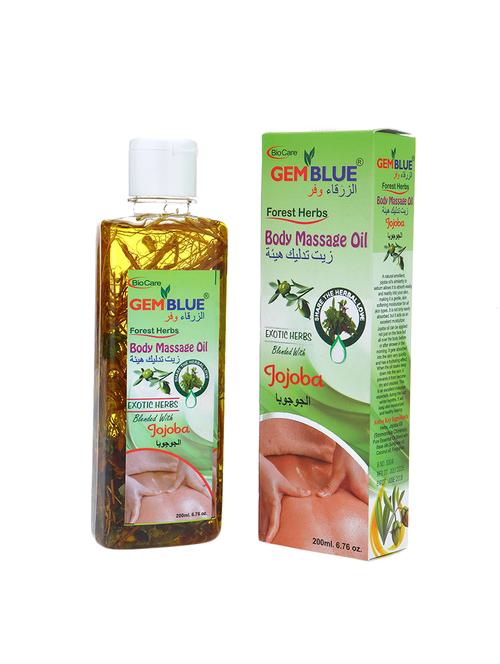 gemblue biocare jojoba massage oil 200ml - 17092526 - Standard Image - 1