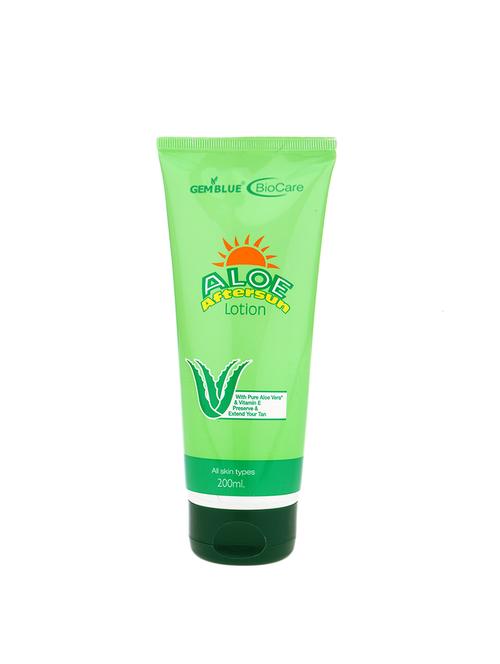 gemblue biocare aloe aftersun lotion 200ml - 17092529 - Very Small Image - 1