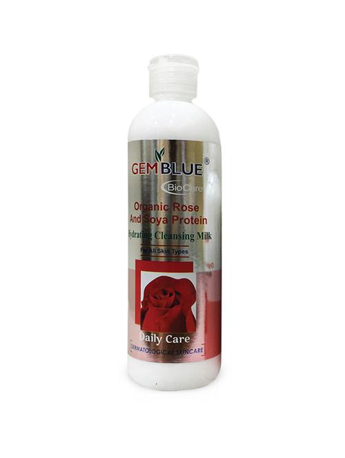 gemblue biocare organic rose and soya protein hydrating cleasing milk 400ml - 17092536 - Standard Image - 1