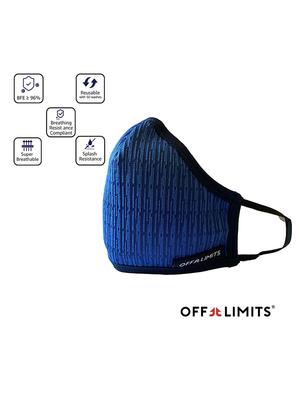 blue soft poly fabric antipollution men mask - 17092559 - Standard Image - 4
