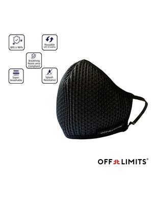 black soft poly fabric antipollution men mask - 17092562 - Standard Image - 4