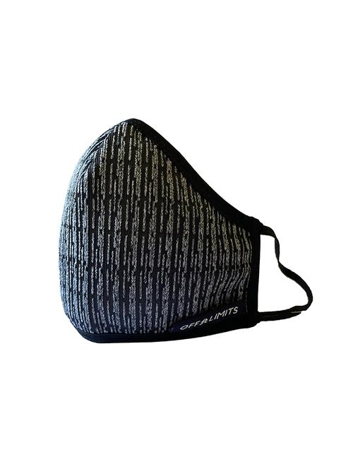 grey soft poly fabric antipollution men mask - 17092563 - Standard Image - 1