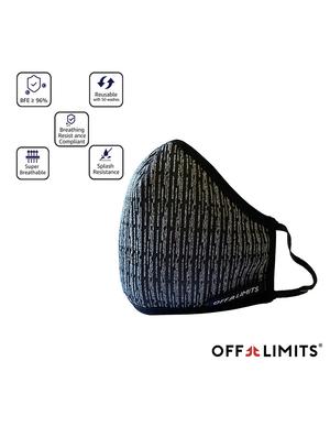 grey soft poly fabric antipollution men mask - 17092563 - Standard Image - 3