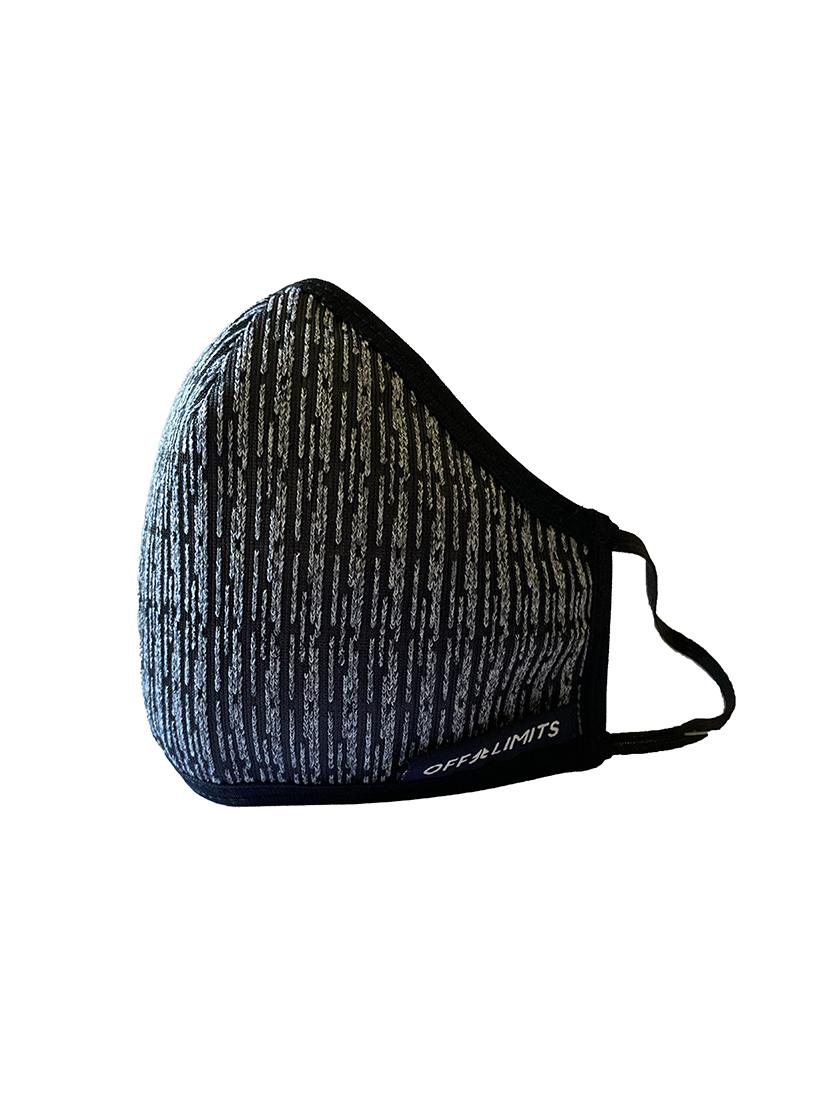 grey soft poly fabric antipollution men mask - 17092563 - Zoom Image - 1