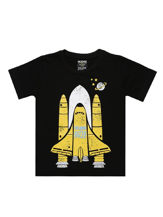 black cotton tshirt - 17092912 - Zoom Image - 1