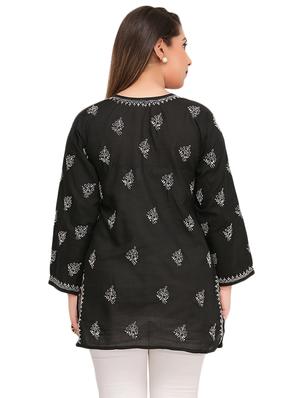 chikankari straight kurti - 17092957 - Standard Image - 3