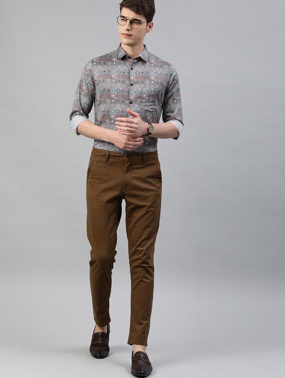 multi colored printed formal shirt - 17094526 - Zoom Image - 4