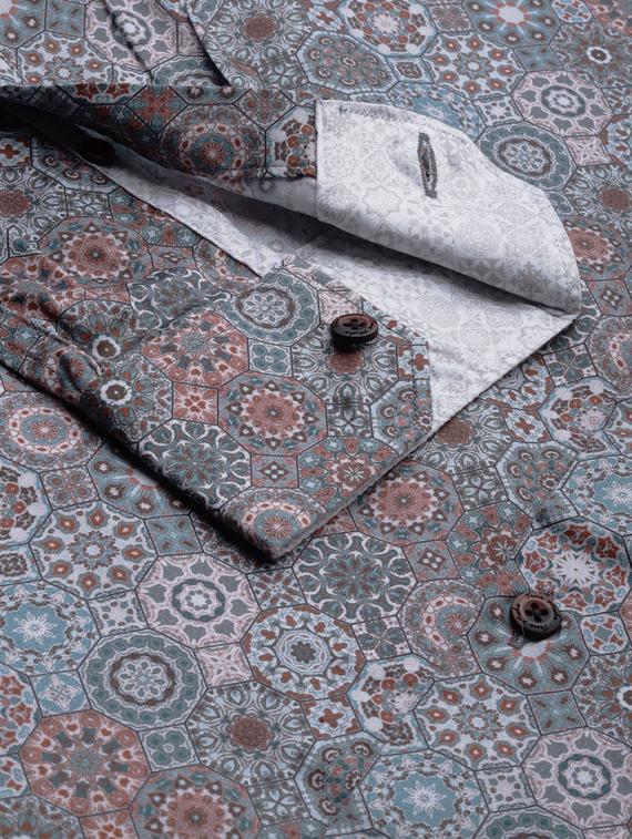 multi colored printed formal shirt - 17094526 - Zoom Image - 6