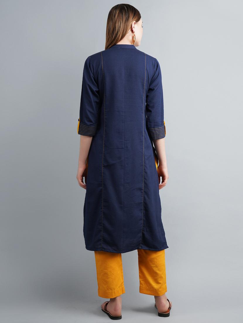 sold straight kurta - 17095694 - Zoom Image - 3