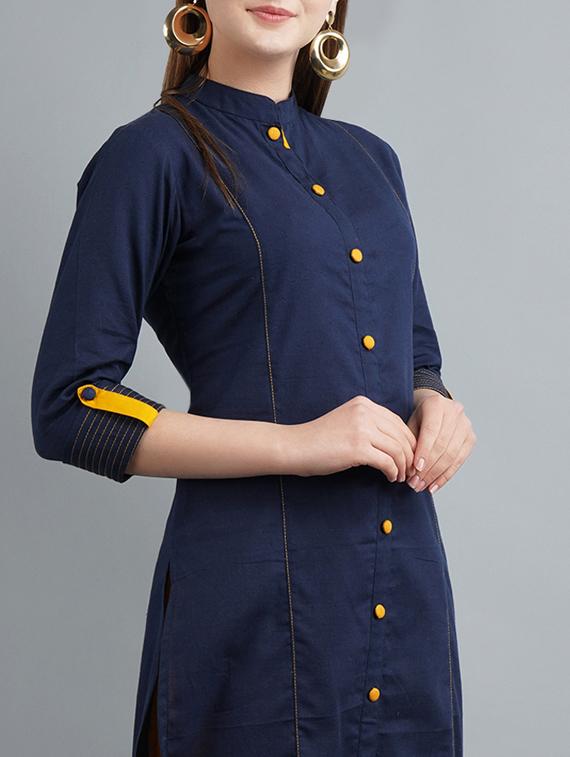 sold straight kurta - 17095694 - Zoom Image - 4