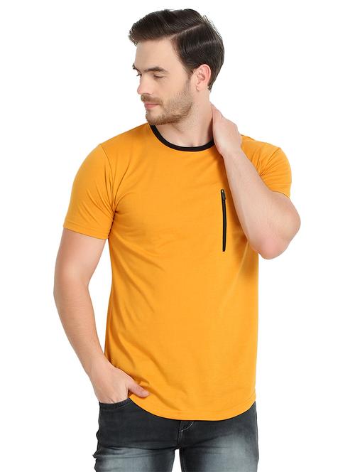 yellow solid t-shirt - 17095810 - Standard Image - 1