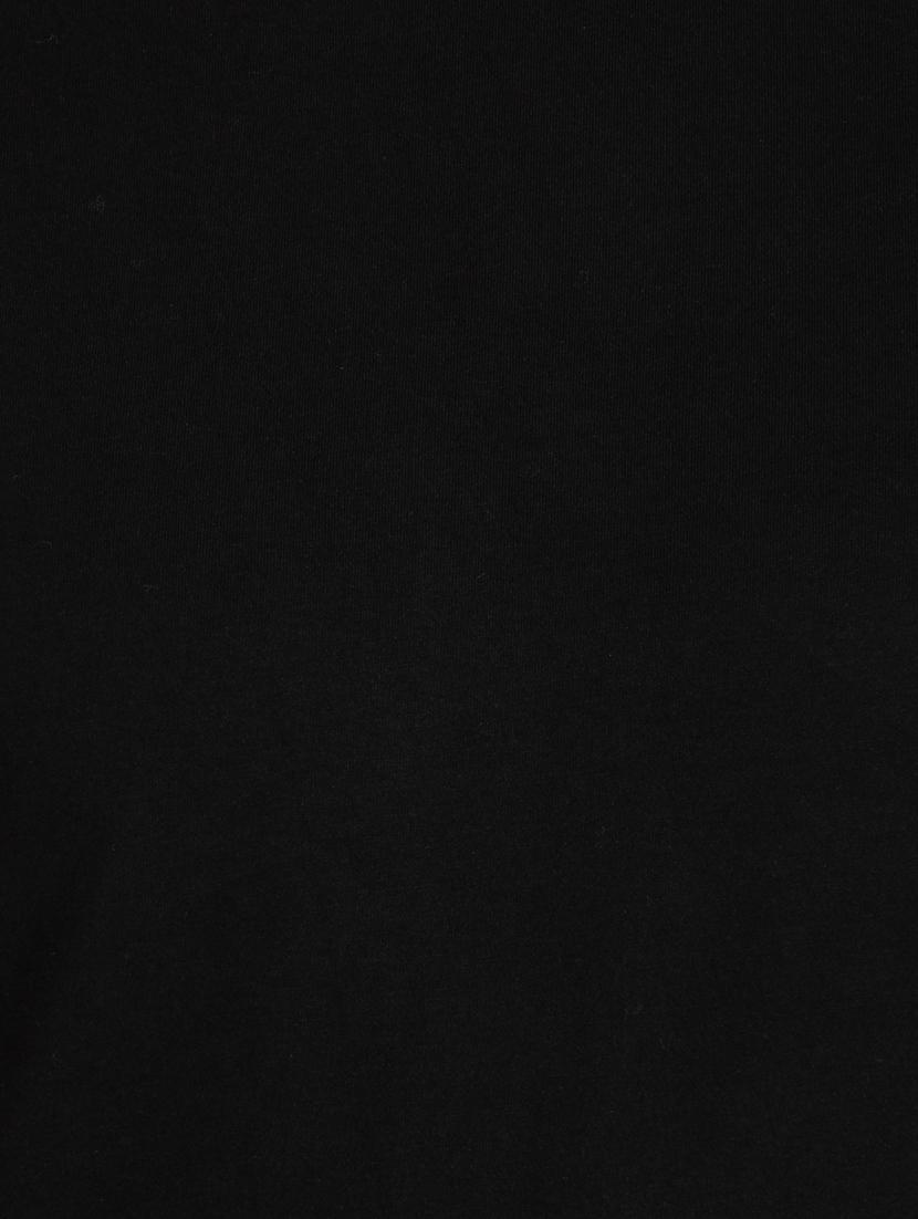 black cotton tshirt - 17095816 - Zoom Image - 5