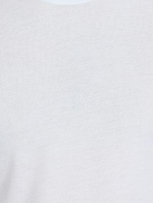 white cotton tshirt - 17095818 - Standard Image - 5