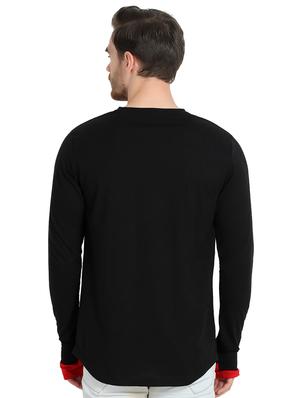 black cotton tshirt - 17095819 - Standard Image - 3