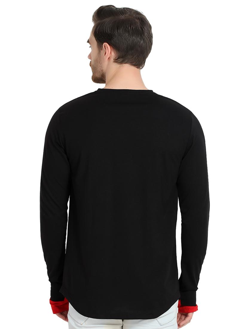 black cotton tshirt - 17095819 - Zoom Image - 3