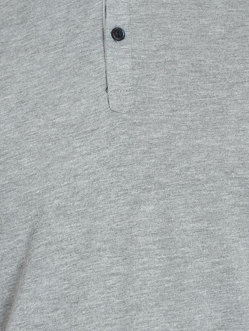 grey solid t-shirt - 17095822 - Zoom Image - 5
