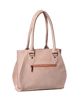 pink leatherette (pu) regular handbag - 17095824 - Standard Image - 2
