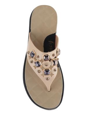 beige toe separator sandals - 17095899 - Standard Image - 4