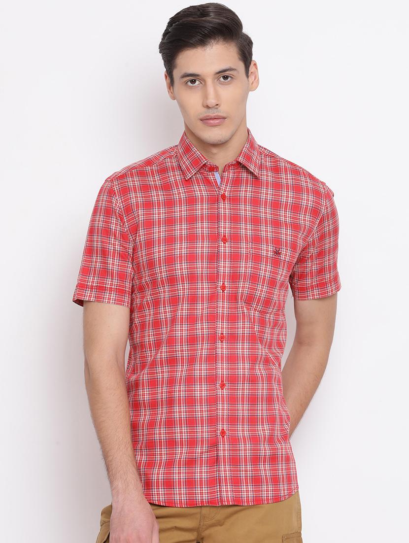 red checkered casual shirt - 17095953 - Zoom Image - 1