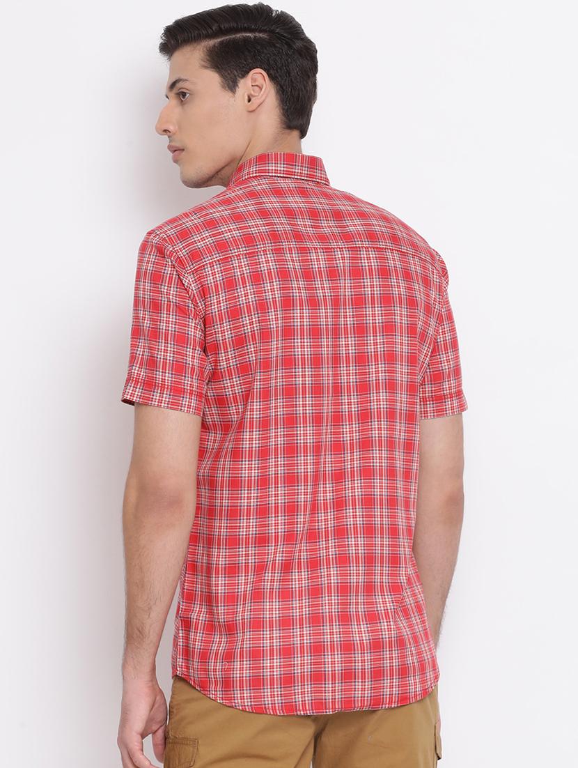 red checkered casual shirt - 17095953 - Zoom Image - 3