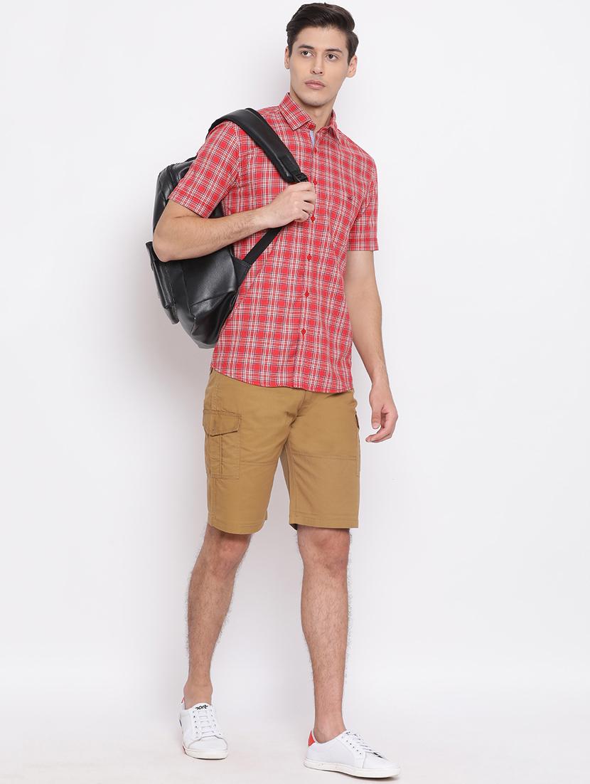 red checkered casual shirt - 17095953 - Zoom Image - 4