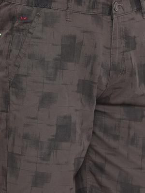 grey printed bermuda shorts - 17095980 - Standard Image - 5