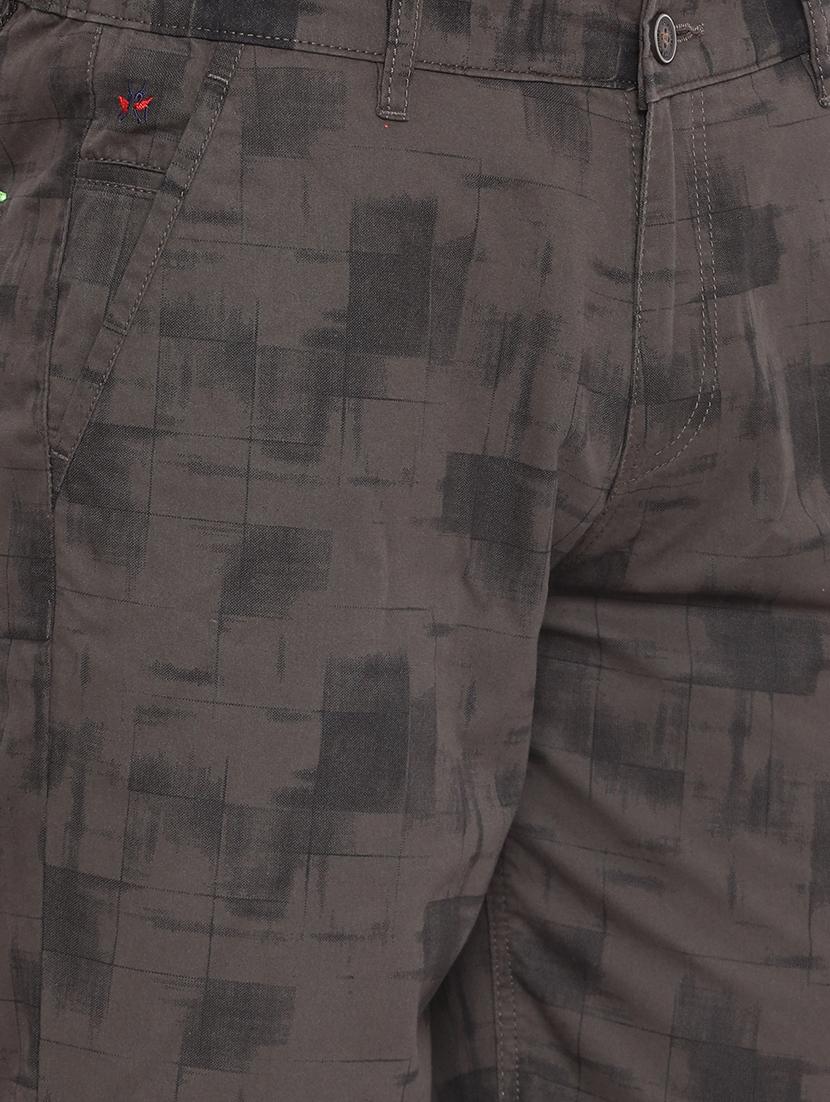 grey printed bermuda shorts - 17095980 - Zoom Image - 5