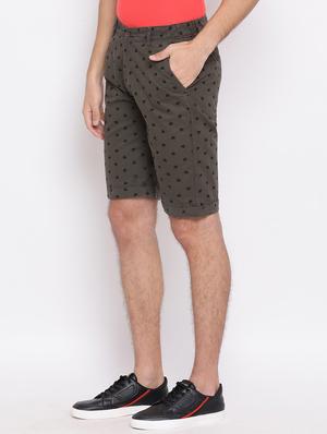 grey printed bermuda shorts - 17095981 - Standard Image - 2